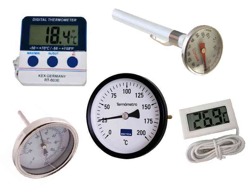 Termómetros control temperatura